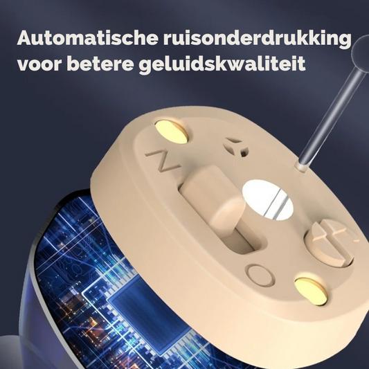 Onzichtbaar Hoortoestel voor Volwassenen – Kristalhelder Geluid & Oplaadbaar