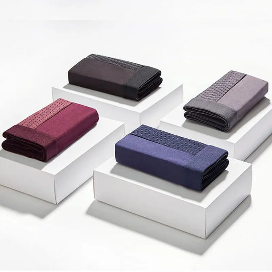 4-Pack Heren Boxers van Bamboe – Ademend en Zacht Ondergoed