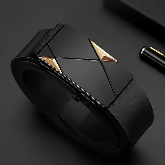 Luxe Automatische Herenriem met Ratelgesp – Verstelbaar & Stijlvol