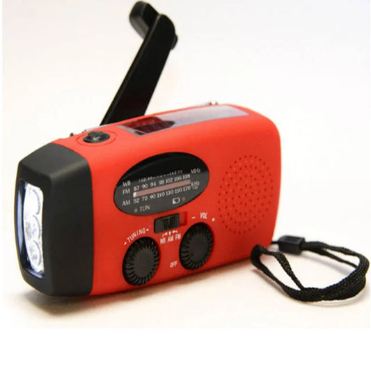 3-in-1 Emergency Radio – Flashlight, Power Bank & Power Outage Safety