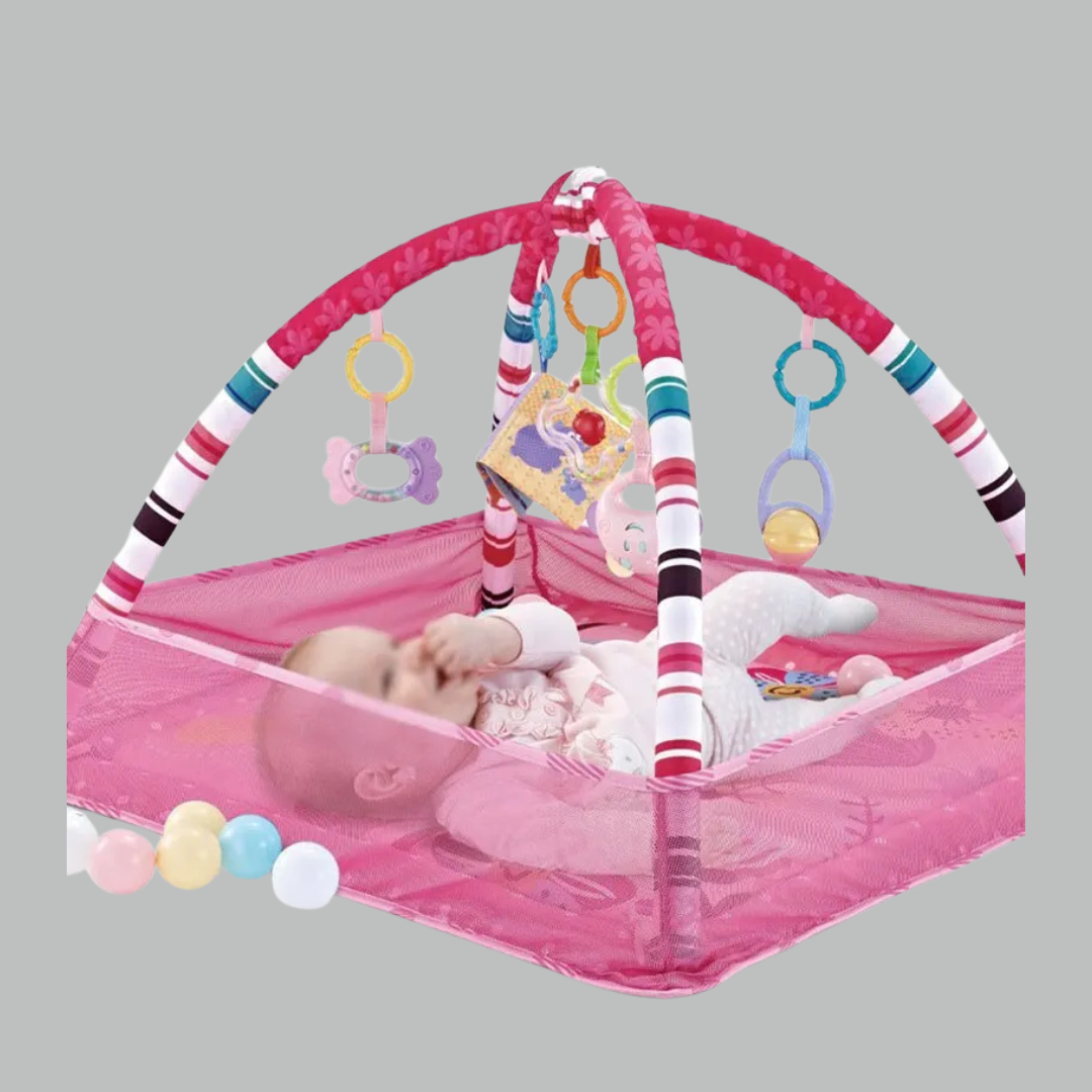 Baby Speelmat met Gym – Leren & Spelen vanaf 0+ mnd