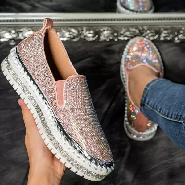 Women’s Slip-On Shoes with Glitter