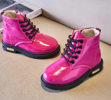 Lichtgewicht Kinderlaarsjes met Vetersluiting en Antislipzool