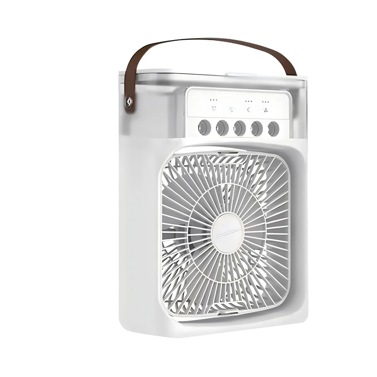 3-in-1 Mobiele Aircooler met Ventilator, Bevochtiger en LED-licht