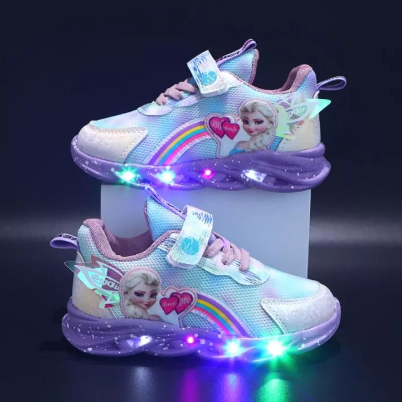 Lichtgevende Kinder Sneakers met Kleurrijk Design