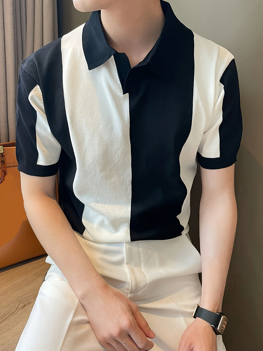 Ademende Heren Polo met Korte Mouwen – Stijlvol & Comfortabel