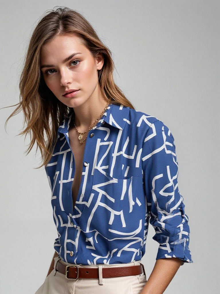 Dames Blouse – Omslagkraag & Smart Casual Look