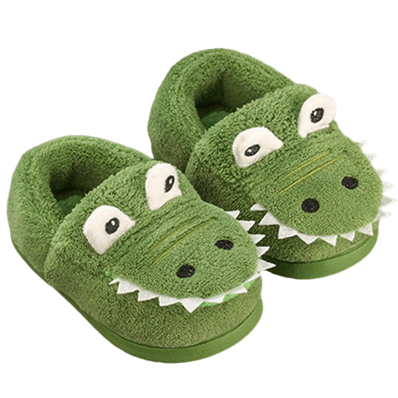 Warme Dinosaurus Pantoffels voor Peuters – Zacht, Antislip en Uniseks