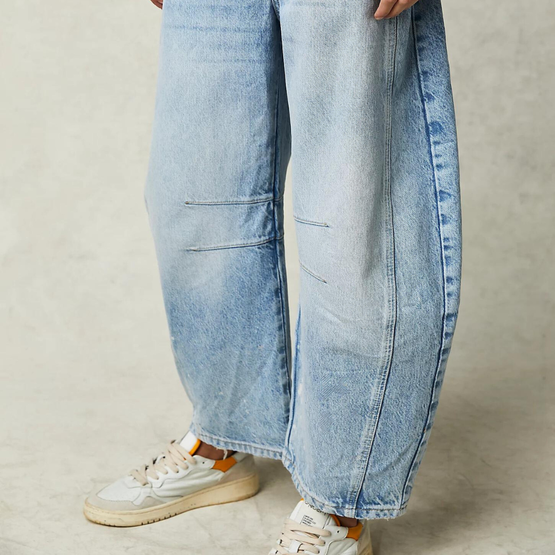 Straight Leg Jeans voor Dames – Losse Pasvorm, Tijdloze Look