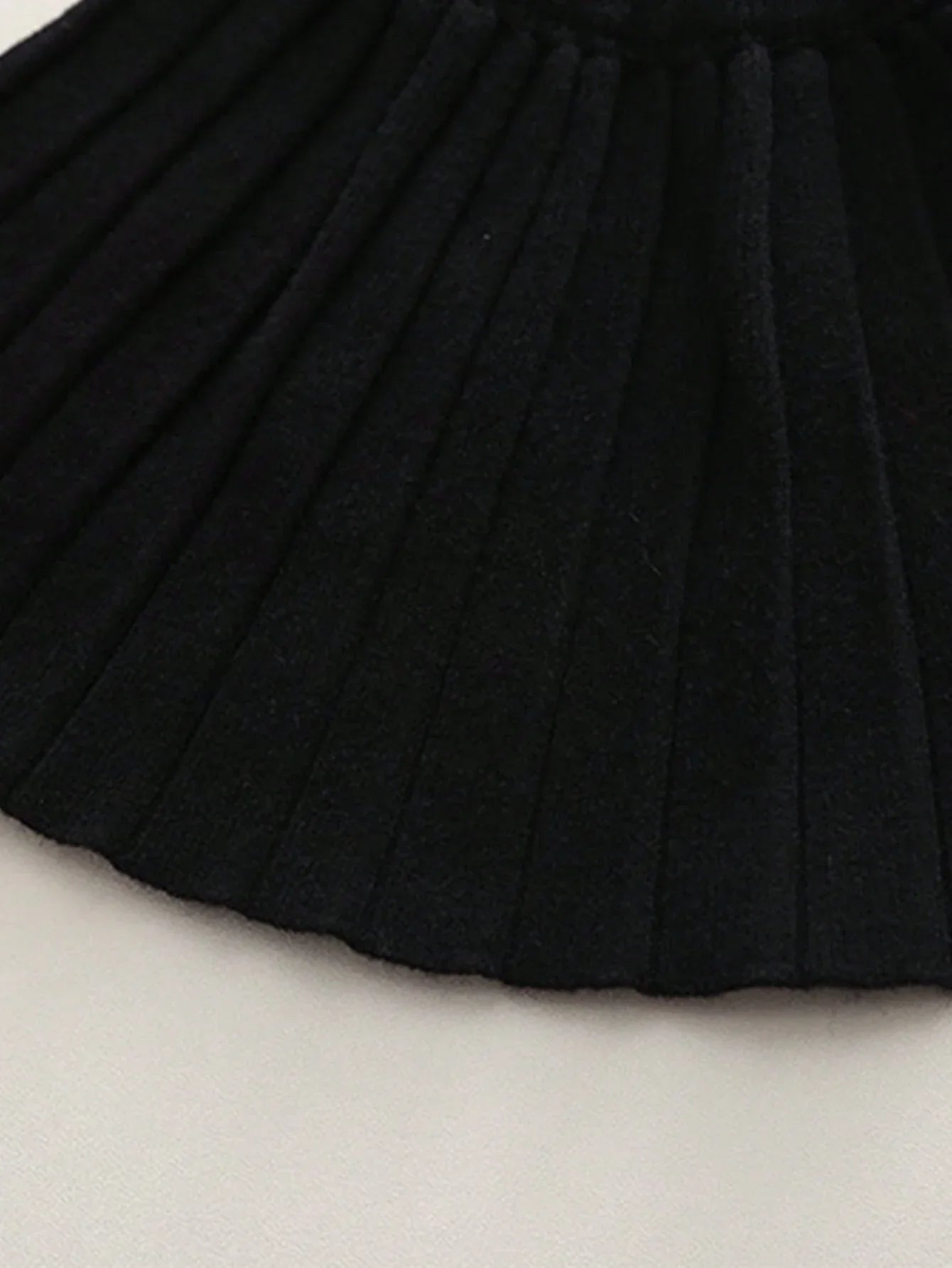 Kinder Sweaterjurk met Knoopsluiting en Plooirok – Comfort & Stijl