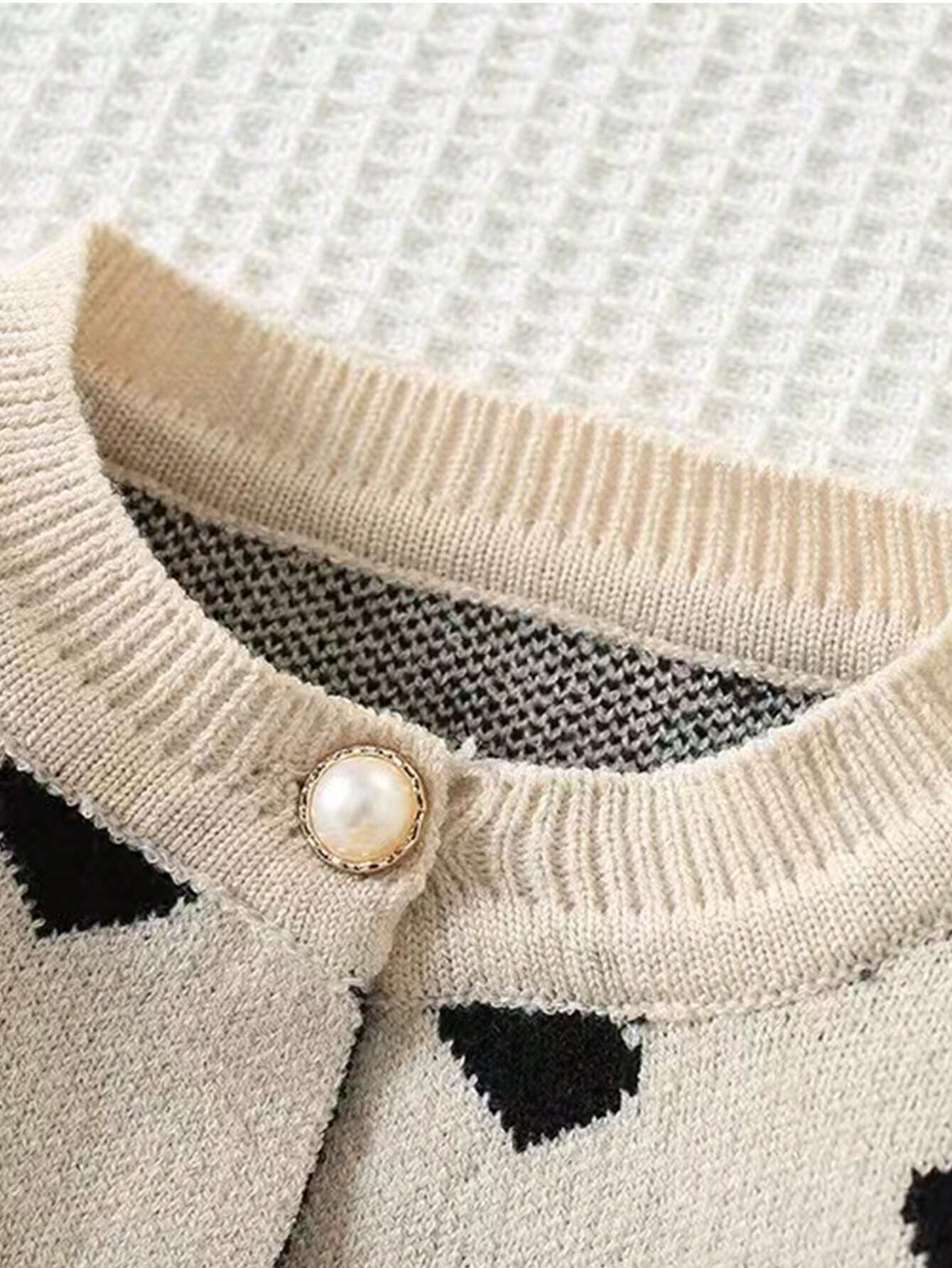 Kinder Sweaterjurk met Knoopsluiting en Plooirok – Comfort & Stijl