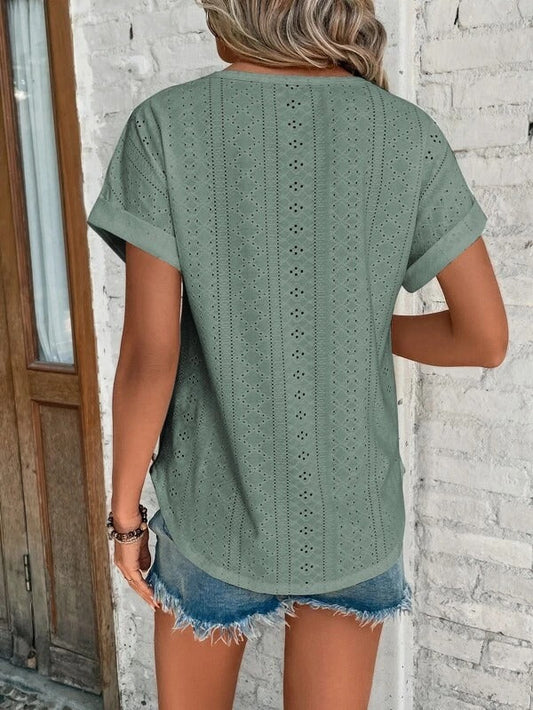 Elegant Dames T-shirt met Vrouwelijke Pasvorm – Tijdloos & Comfortabel