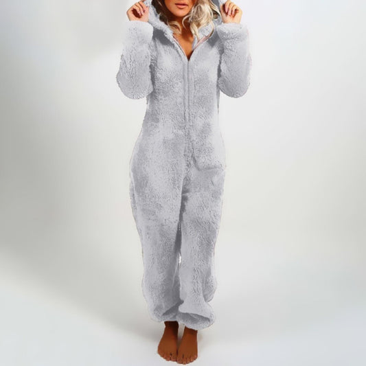 Bodysuit pyjama voor dames – warm, stijlvol en comfortabel