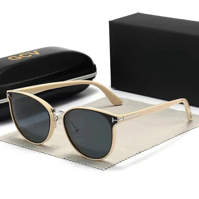 Dames Zonnebril met Cat Eye Design en Gepolariseerde Glazen