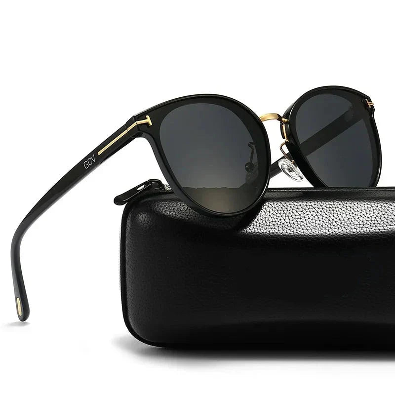 Dames Zonnebril met Cat Eye Design en Gepolariseerde Glazen