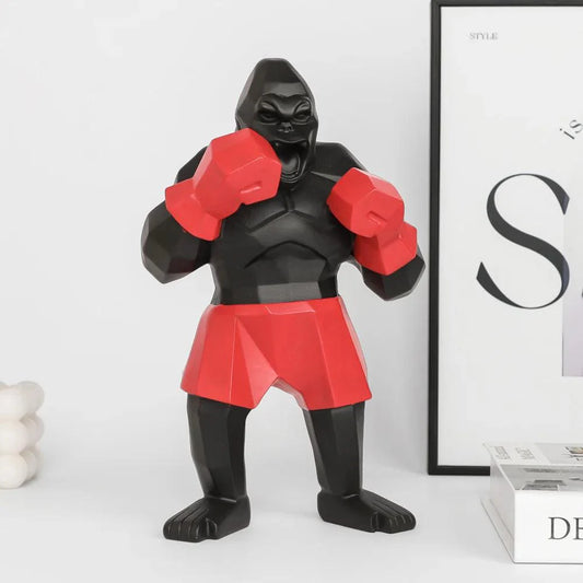 Geometrisch Beeld van een Gorilla – Modern Decoratief Accent