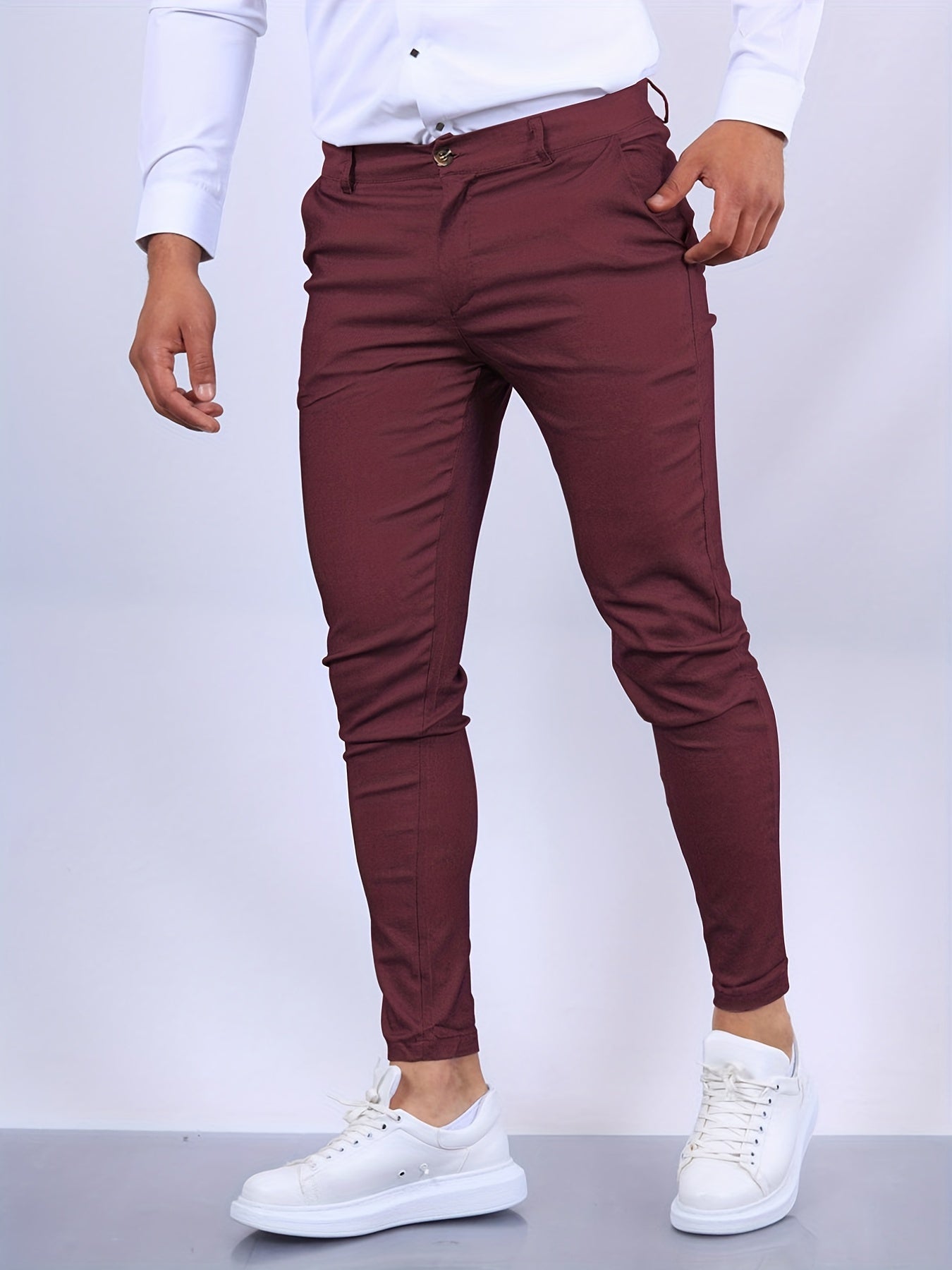 Heren Business Pantalon Slim Fit – Stijlvolle en Professionele Pasvorm