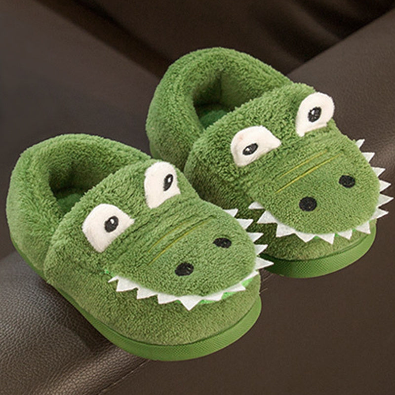 Warme Dinosaurus Pantoffels voor Peuters – Zacht, Antislip en Uniseks