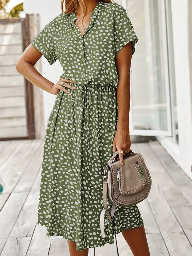 Breezy Printed Summer Dress – Comfortable & Stylish