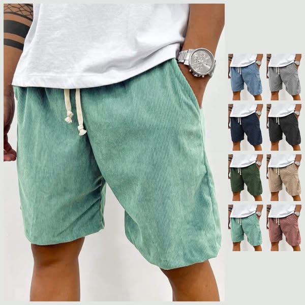Heren Corduroy Stretch Shorts – Comfortabel & Stijlvol voor Zomer