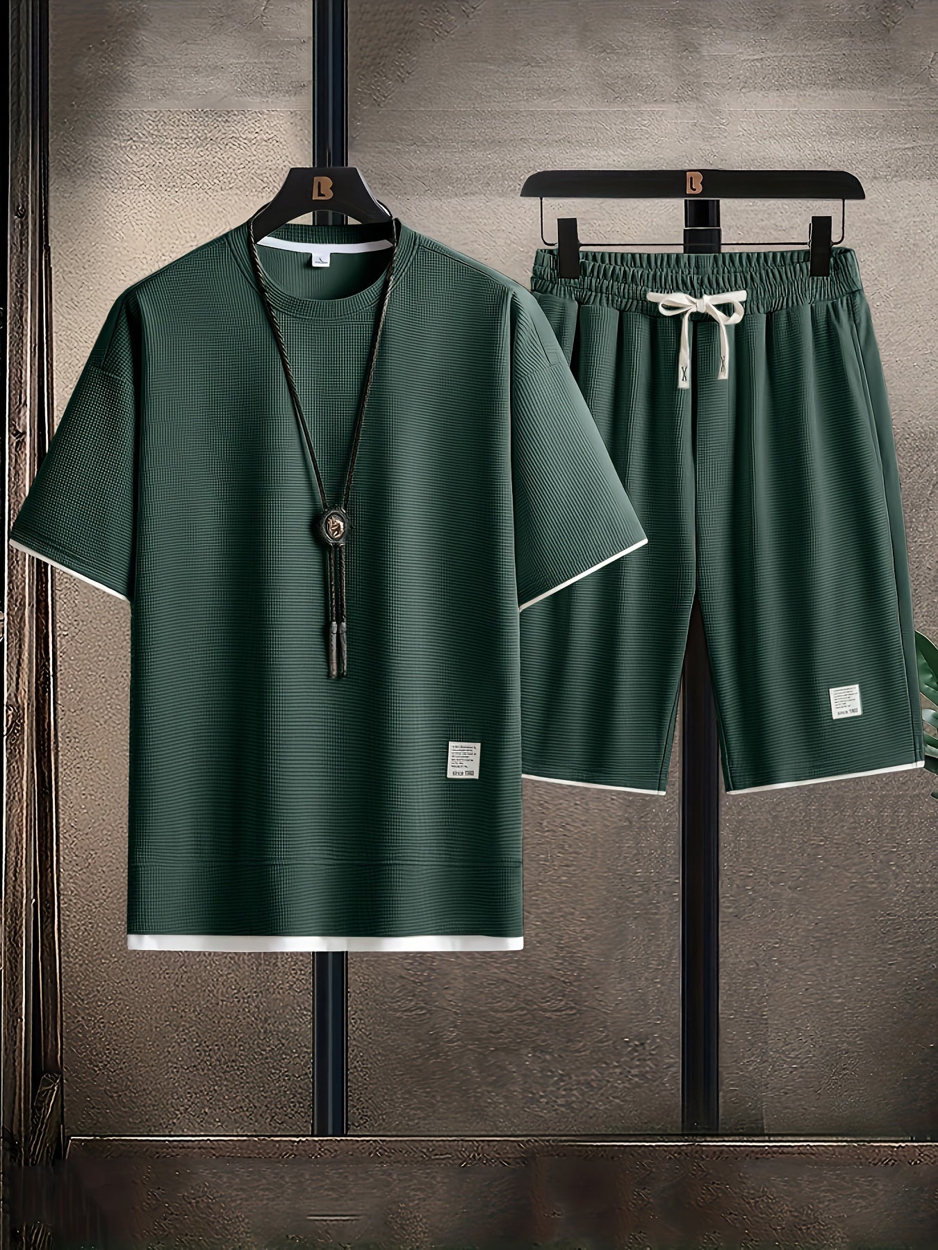 Men’s Breathable Summer Set – Modern T-Shirt & Shorts