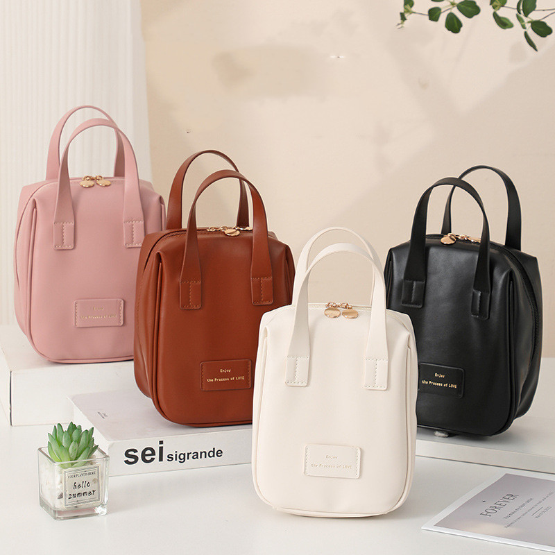 Compacte Schelpvormige Beauty Organizer voor Thuis en Reizen