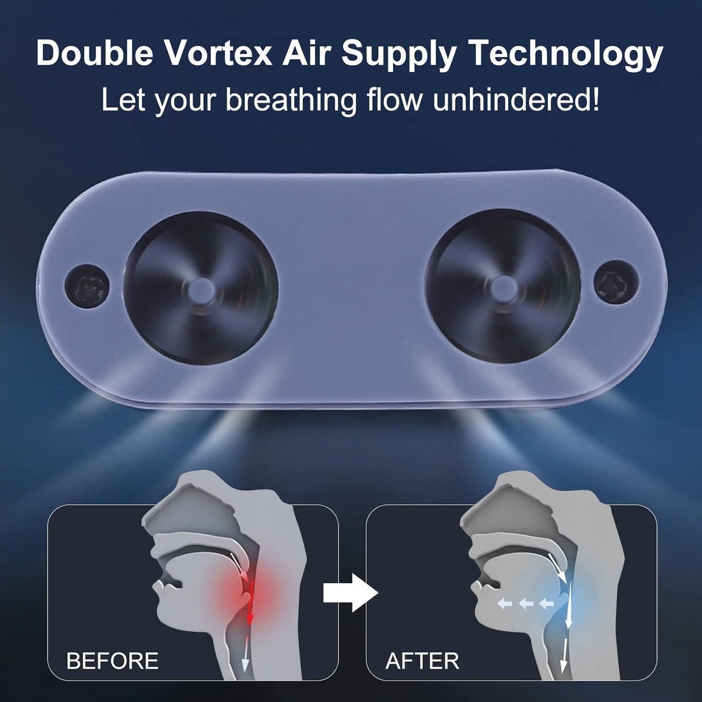 Compact Wearable Snore-Reduction Device – Portable Sleep Device