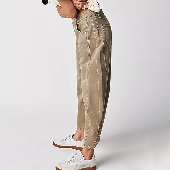 Dames jeans met wijde pijpen