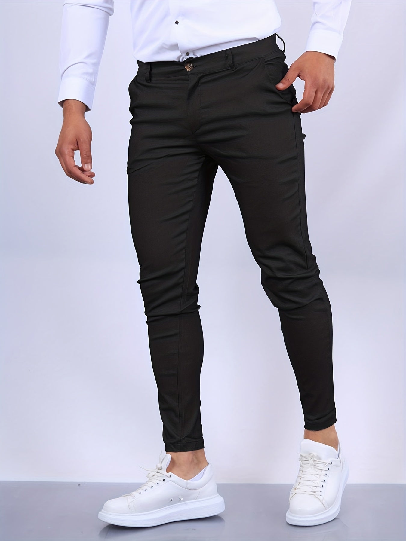 Heren Business Pantalon Slim Fit – Stijlvolle en Professionele Pasvorm