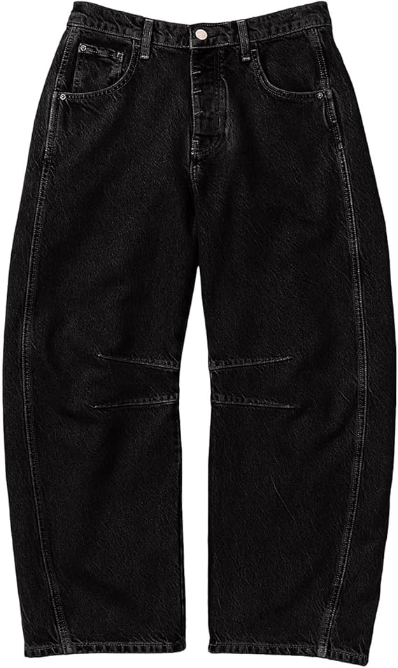 Dames jeans met wijde pijpen