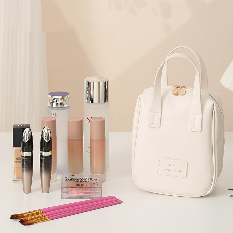 Compacte Schelpvormige Beauty Organizer voor Thuis en Reizen