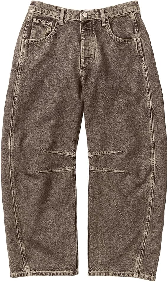 Dames jeans met wijde pijpen