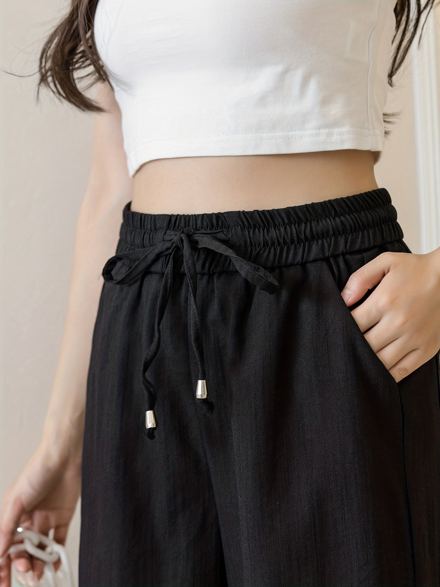 Brede Damesbroek met Trekkoord