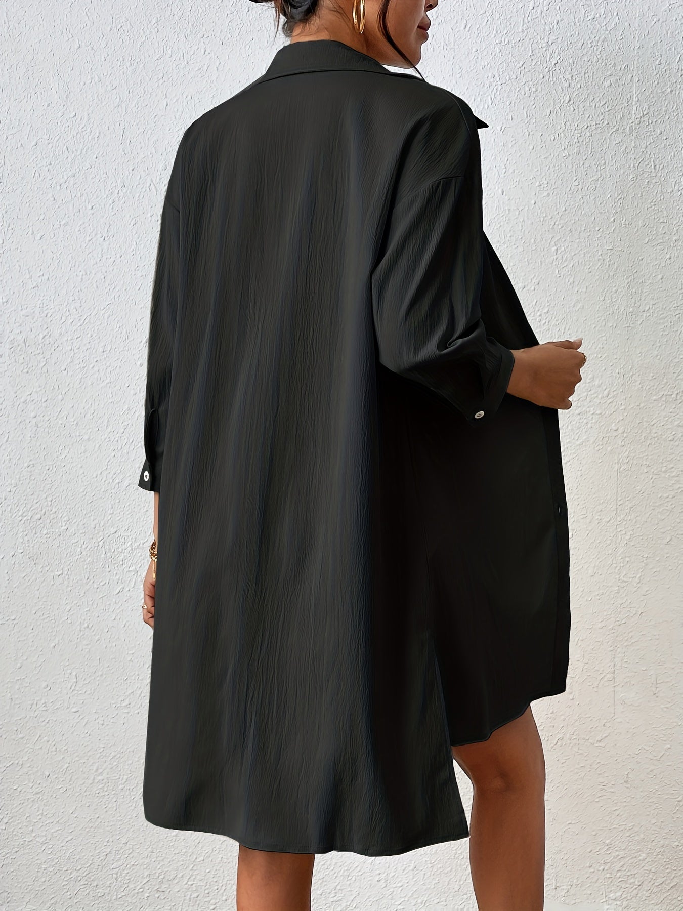 weedelige dames set met overhemd en short