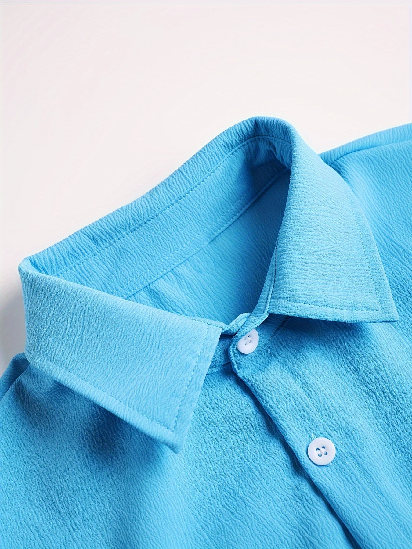 Tweedelige heren zomerset – overhemd met reverskraag en korte broek