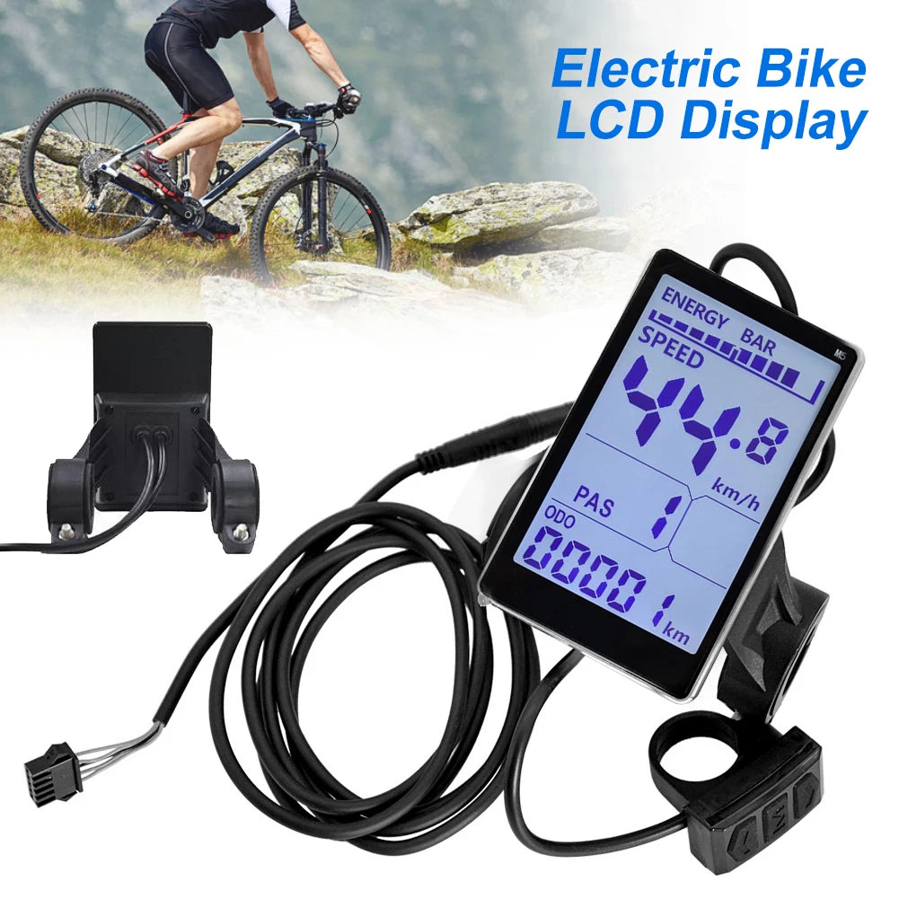Smart M5 E-bike Display - Intuïtieve Snelheidsmeter & Geavanceerde Functies-Novormo