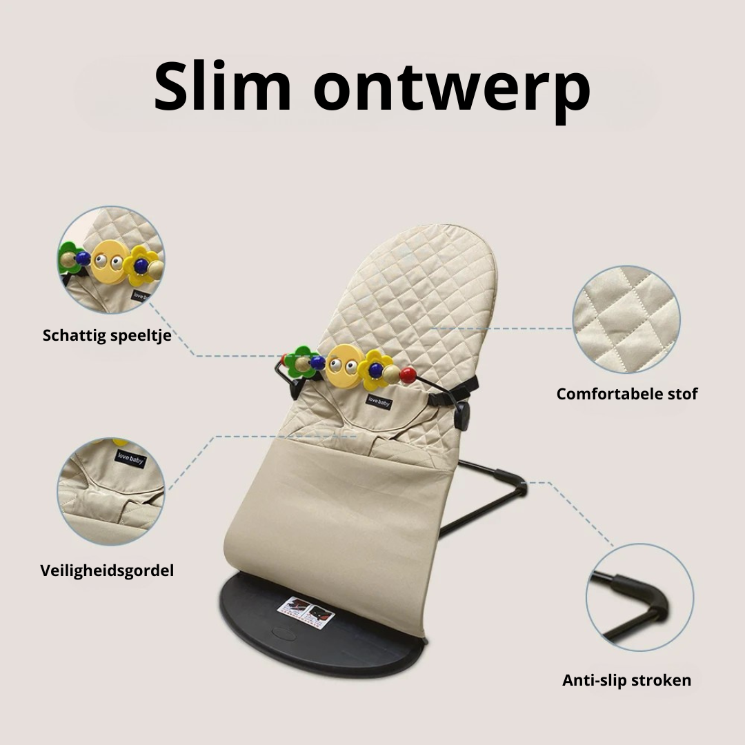 Baby Schommelstoel – Met Speeltjes, Comfort & Verstelbaar