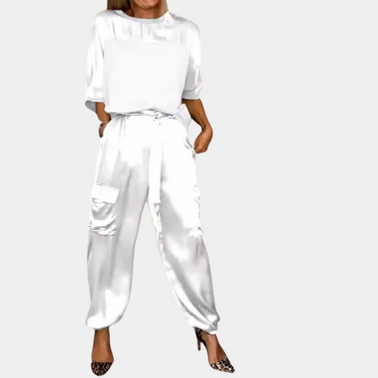 Zomerse tweedelige Dames Set – Trui & Broek