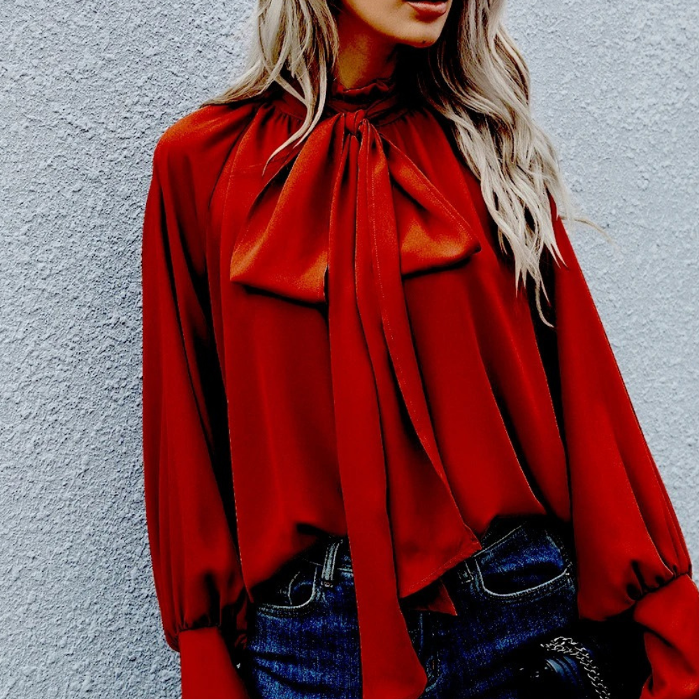 Luchtige Stijlvolle Zomerblouse met Korte Mouwen – Dames