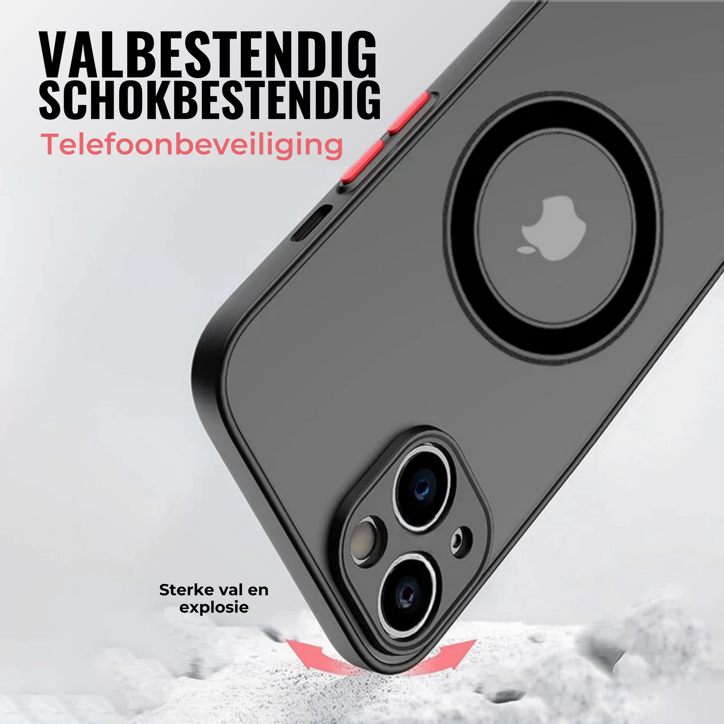 MagSafe Telefoonhoes met Valbescherming en Slank Design