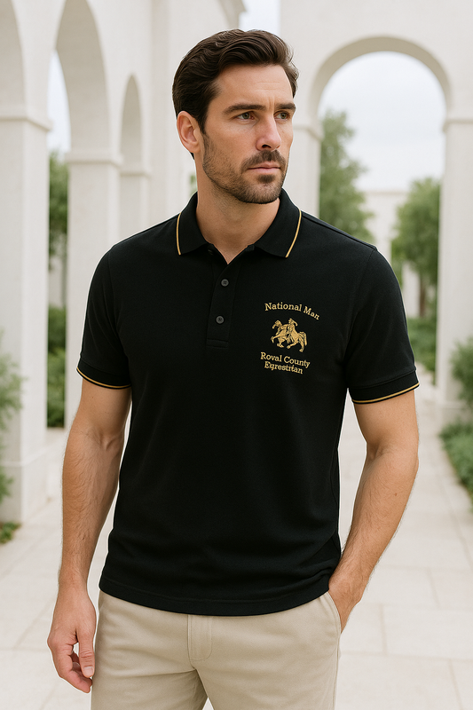 Geborduurde Herenpolo met Klassieke Pasvorm – Stijlvol & Comfortabel