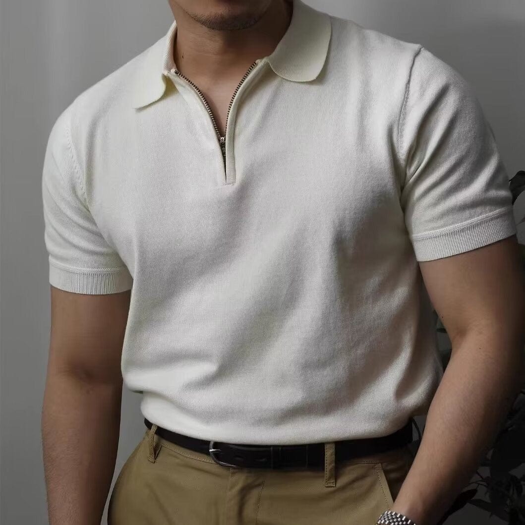 Moderne Heren Batiste met Ritssluiting – Ademend & Stijlvol