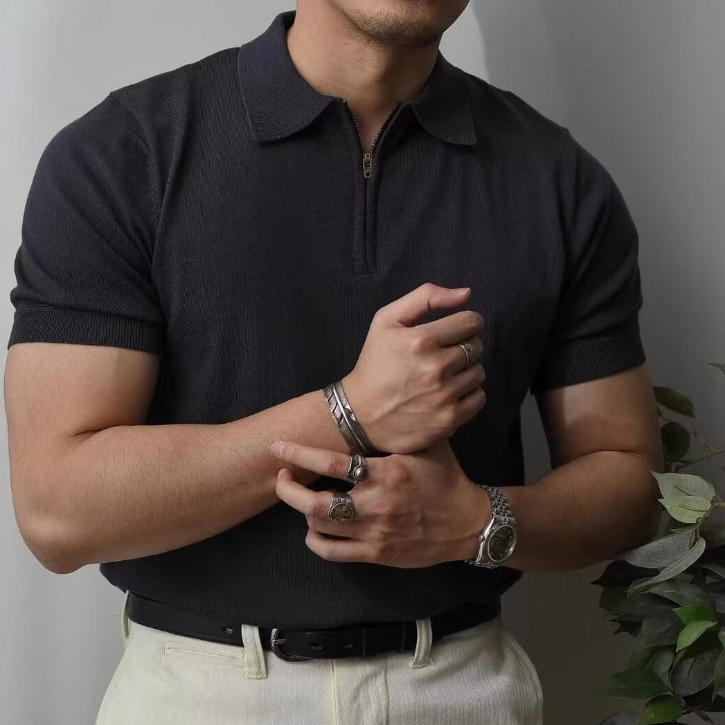 Moderne Heren Batiste met Ritssluiting – Ademend & Stijlvol