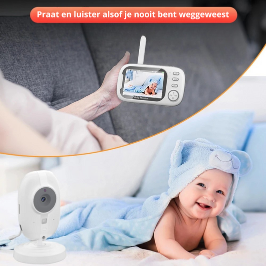 Babyfoon met Camera – Draadloos & 3.5 Inch Scherm