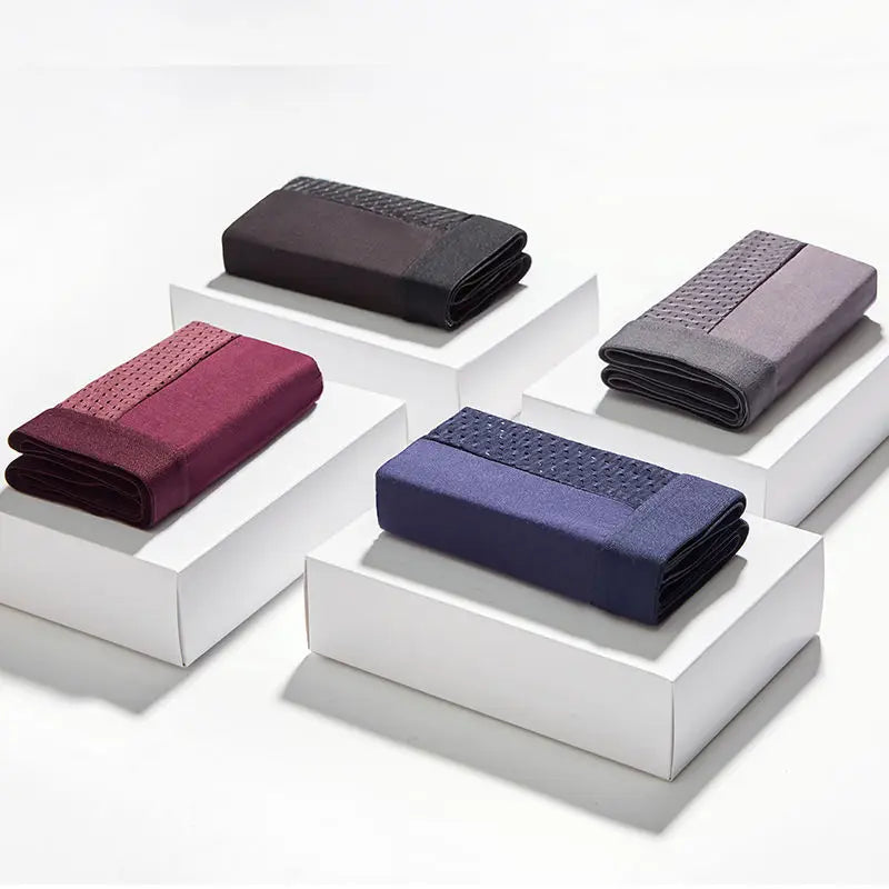 4-Pack Heren Boxers van Bamboe – Ademend en Zacht Ondergoed