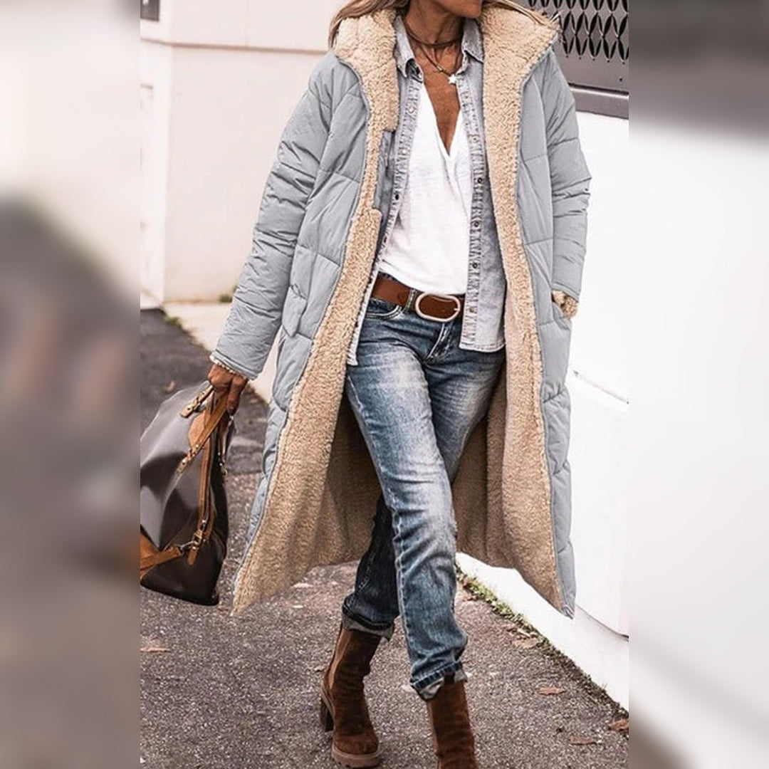 Lange Winterjas Dames – Warm & Stijlvol voor Koud Weer