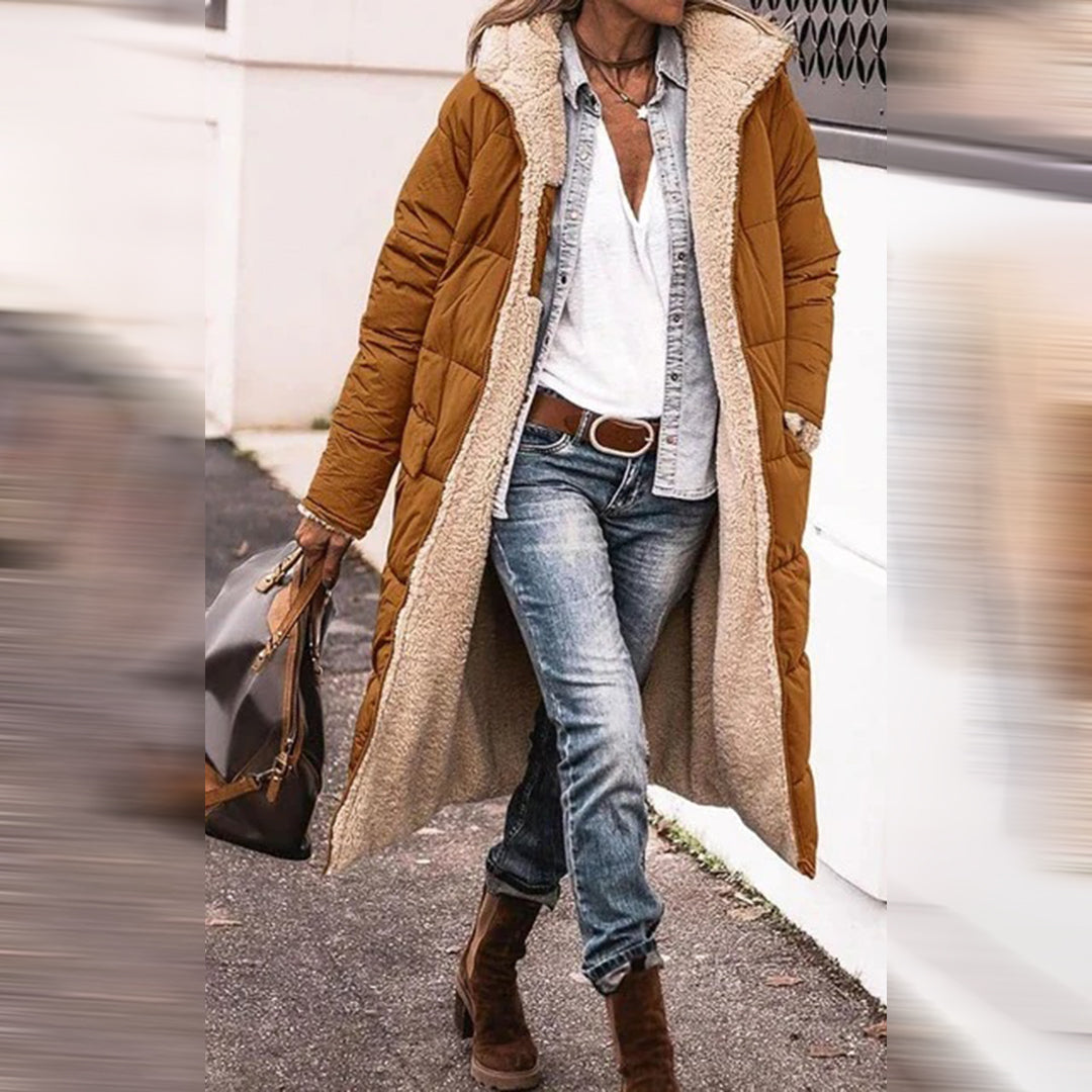 Lange Winterjas Dames – Warm & Stijlvol voor Koud Weer