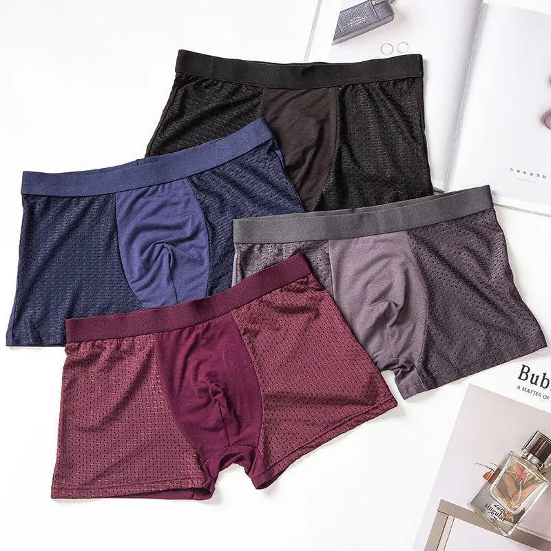 4-Pack Heren Boxers van Bamboe – Ademend en Zacht Ondergoed