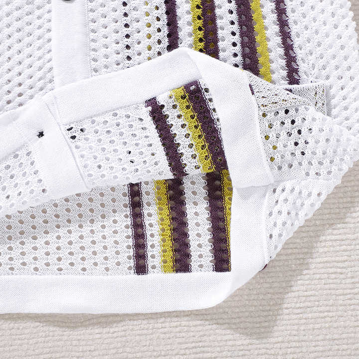 Herenoverhemd met netpatroon – Ademend, stijlvol en uniek design