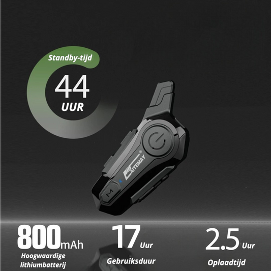 Bluetooth Intercom Headset voor Motorhelm